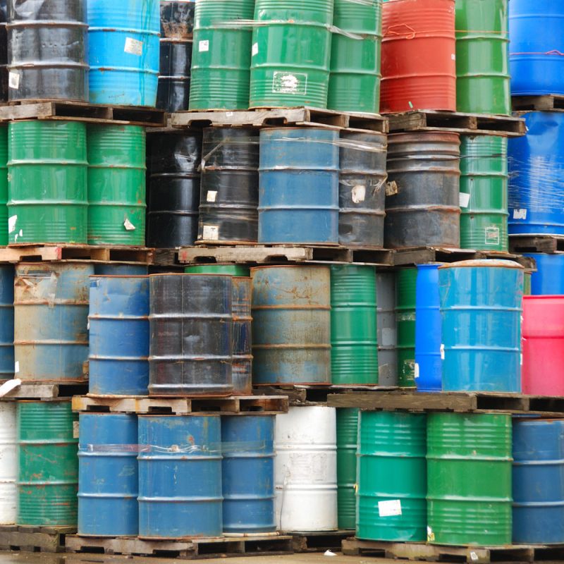 Five common hazardous waste mistakes in manufacturing 1 Feature stacked barrels hazardous waste manufacturing